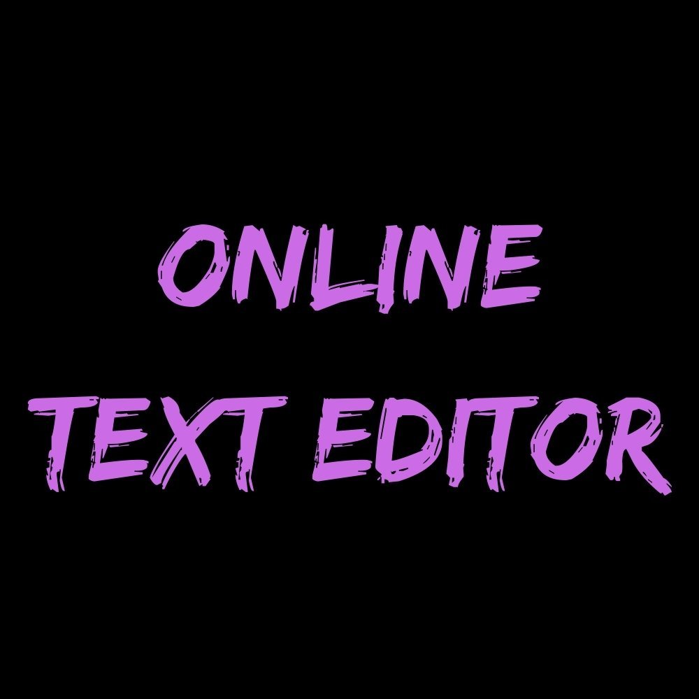 Notepad Online Text Editor