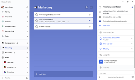 microsoft to do list review